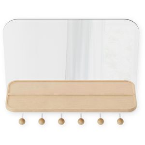 Produktbild für Wandgarderobe Umbra Estique, Metall / Holz