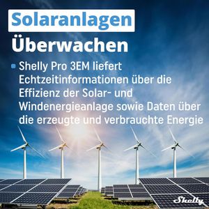 Produktbild für Stromzähler Shelly Pro 3 EM 400A, WLAN, digital