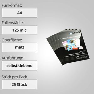 Produktbild für Laminierfolien LMG DIN A4