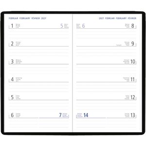 Produktbild für Taschenkalender Böttcher-AG mit Werbedruck, Jahr 2027