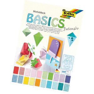 Produktbild für Motivblock Folia Basics Intensiv 48249, sortiert