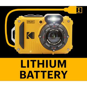Produktbild für Kompaktkamera Kodak Pixpro WPZ2 gelb, mit 2,7 Zoll Display