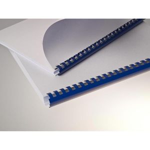 Produktbild für Plastikbinderücken Renz blau, für A4