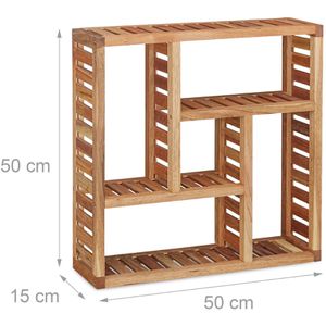 Produktbild für Badregal Relaxdays 10020647, aus Bambus