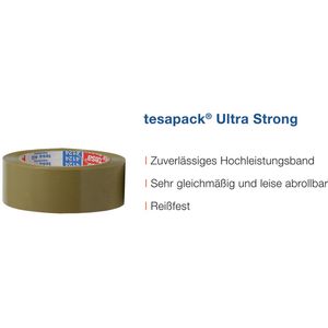 Produktbild für Packband Tesa 4124 Ultra Strong, PVC, braun