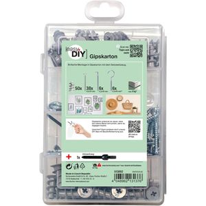 Produktbild für Schrauben-Dübel-Set Fischer 513892, EasyDIY Box