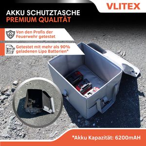 Produktbild für Akku-Sicherheitsbox VLITEX XL, explosionsgeschützt, feuerfest