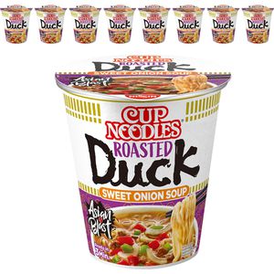Nissin Fertiggericht Cup Noodles, Roasted Duck, je 65g, 8 Stück