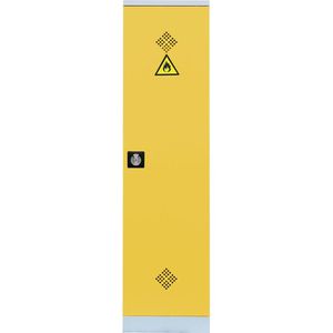 Produktbild für Umweltschrank Lüllmann 566246, grau / rapsgelb