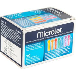 Produktbild für Lanzetten Microlet 82224638 bunt, steril