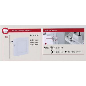 Produktbild für Nachtlicht Paulmann Esby LED, für Steckdose