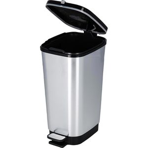 Produktbild für Mülleimer Curver KIS Chic Bin Style, silber
