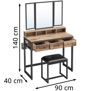 Produktbild für Schminktisch Vasagle RVT004B50