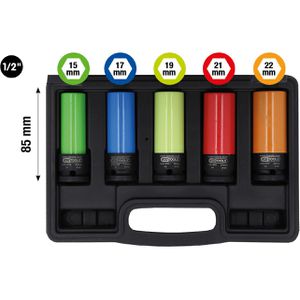Produktbild für Steckschlüssel KS-Tools 515.0870, 5-teilig