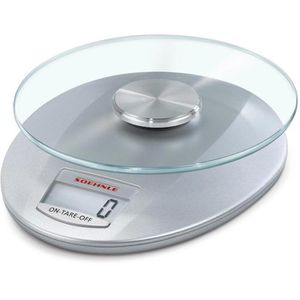 Produktbild für Küchenwaage Soehnle Roma Silver, Tara-Funktion, Teilung 1 g