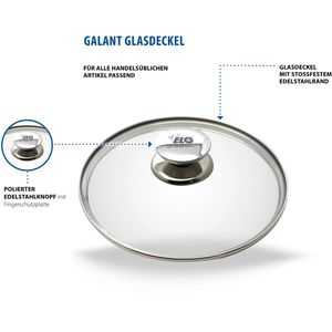 Produktbild für Topfdeckel ELO Galant 73020, mit Edelstahlring