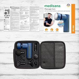 Produktbild für Massagepistole Medisana MG 600 Hot &amp; Cold, mit Transportkoffer