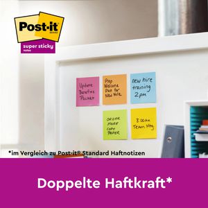 Produktbild für Haftnotizen Post-it Super Sticky Notes, neon