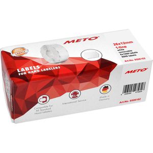Produktbild für Preisetiketten METO 9506162, weiß, 26 x 12 mm