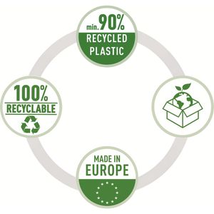 Produktbild für Schubladenbox Leitz 5372-00-95, Recycle Cube, A4