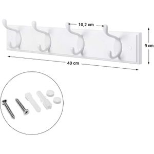 Produktbild für Garderobenleiste Songmics LHR23WT, weiß