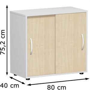 Produktbild für Schiebetürenschrank Geramöbel Flex 382501-AL