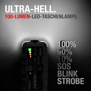 Produktbild für Starthilfe-Powerbank NOCO Boost X GBX45, 12V