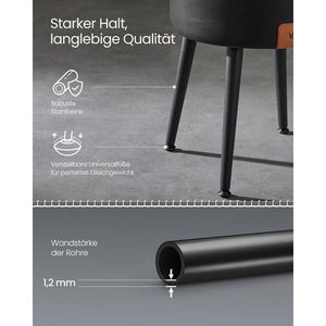 Produktbild für Sitzhocker Vasagle EKHO, LOM005B01, mit Stauraum, bis 150 kg