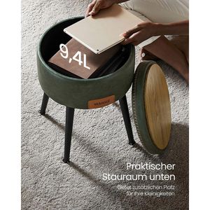 Produktbild für Sitzhocker Vasagle EKHO, LOM005C01, mit Stauraum, bis 150 kg
