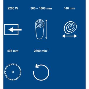 Produktbild für Wippsäge Scheppach HS410, 2200 W, 230 V
