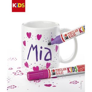 Produktbild für Porzellanstifte Marabu KiDS Porcelain &amp; Glass, Tassenset Mia