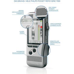 Produktbild für Diktiergerät Philips PocketMemo DPM7200/02