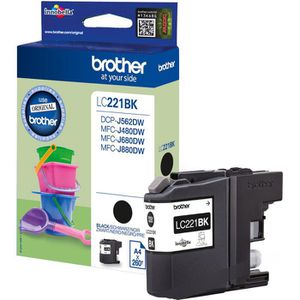 Tinte Brother LC-221BK schwarz