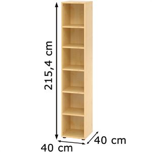 Produktbild für Aktenregal Hammerbacher Serie 9 Advanced, aus Holz