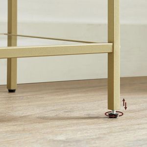 Produktbild für Bücherregal Vasagle LGT029A01, gold