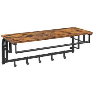 Wandgarderobe Vasagle LCR102B01, Metall / Holz