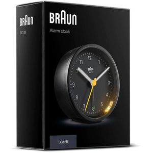 Produktbild für Wecker Braun BC12B schwarz, analog