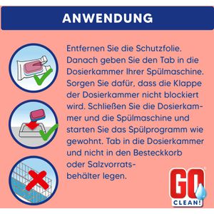 Produktbild für Spülmaschinentabs GOclean Compact Classic