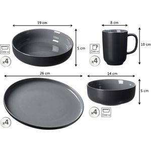 Produktbild für Tafelservice Ritzenhoff&amp;Breker Jasper, Keramik