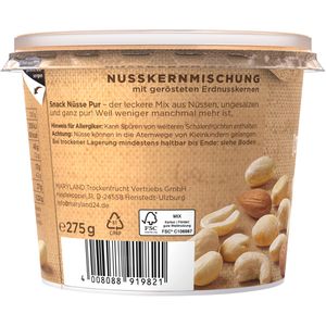 Produktbild für Nussmischung Maryland Snack Nüsse Pur, im Becher