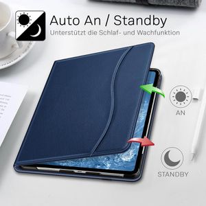 Produktbild für Tablet-Hülle Fintie Multi-Angle Viewing Case, blau