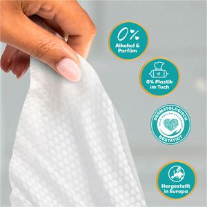 Produktbild für Feuchttücher Pampers Aqua Soft Touch, 192 Tücher