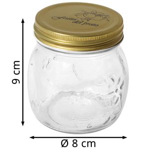 Produktbild für Vorratsglas Rayher 68035000, mit Metalldeckel