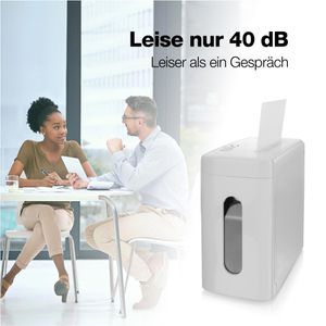Produktbild für Aktenvernichter Peach 511176 PS500-15 SuperSilent, weiß