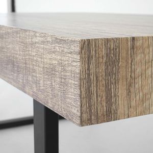 Produktbild für Couchtisch Mendler Kos T576, 46136, aus Holz / Metall, braun