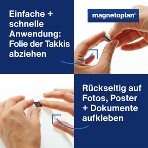 Produktbild für Magnetplättchen Magnetoplan Takkis 15503 30 x 20mm