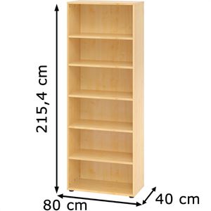 Produktbild für Aktenregal Hammerbacher Serie 9 Advanced, aus Holz