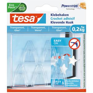 Produktbild für Klebehaken Tesa 77734, Transparent &amp; Glas