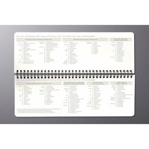 Produktbild für Tischkalender Sigel C2780, Conceptum, quer mit Register