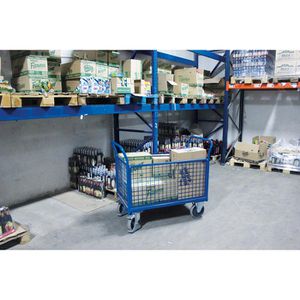 Produktbild für Transportwagen VARIOfit Vierwandwagen sw-700.401